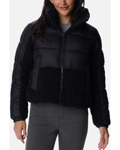 Columbia Leadbetter Pointtm Shell And Sherpa Hybrid Jacket - Black