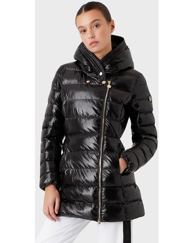 EA7 Quilted Shell Puffer Jacket - Black