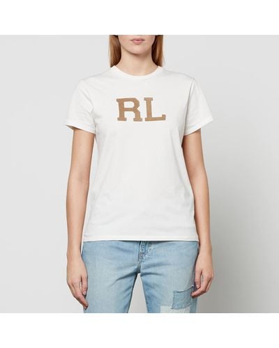 Polo Ralph Lauren Logo-appliquéd Cotton T-shirt - White