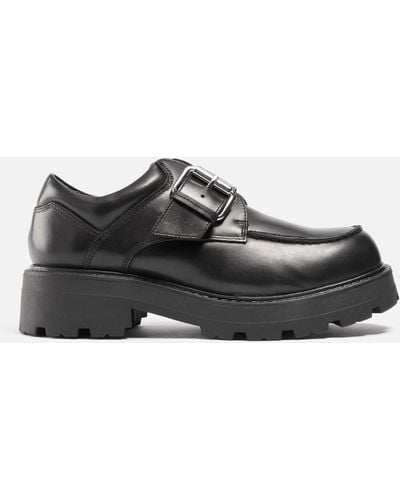 Vagabond Shoemakers Cosmo Buckled Leather Shoes - Black