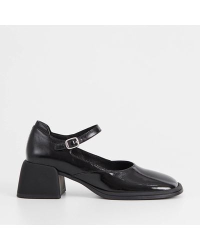 Vagabond Shoemakers Ansie Patent Leather Mary Jane Shoes - Black