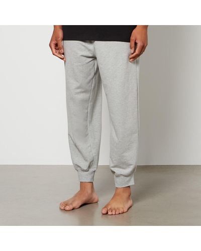 Calvin Klein Logo-waistbanded Jersey Jogger Bottoms - Gray