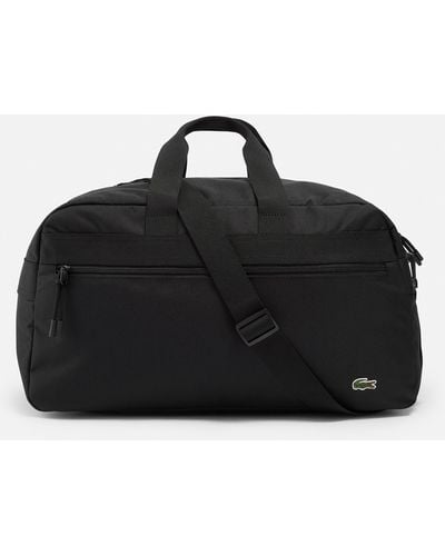 Lacoste Recycled Canvas Duffle Bag - Black
