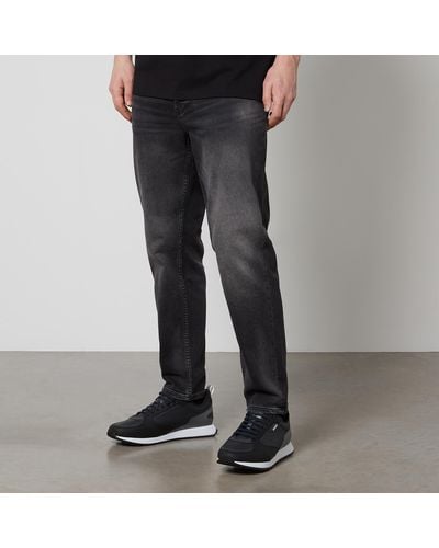 HUGO 634 Tapered Denim Jeans - Black