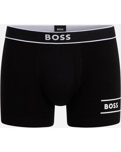 BOSS Bodywear 24 Logo Trunks - Black