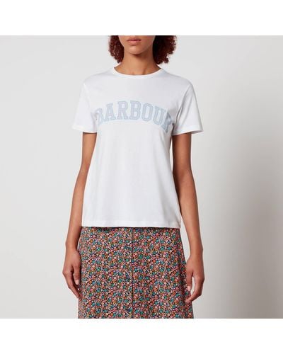Barbour Northumberland Cotton-jersey T-shirt - White