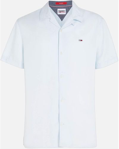 Tommy Hilfiger Lycocell Camp Shirt - White