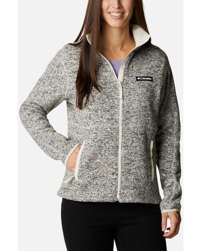 Columbia Sweater Weathertm Jersey Jacket - Gray