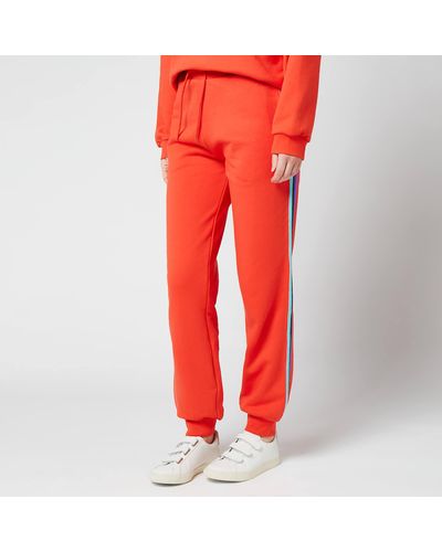 Être Cécile Rib Classic Track Trousers - Red