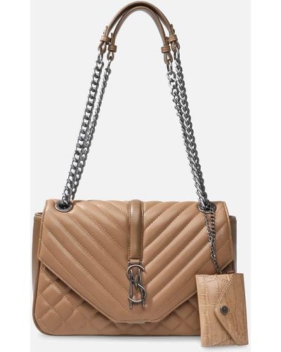 Steve Madden Btrifle Quilted Faux Leather Bag - Brown
