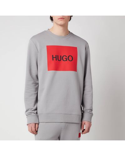HUGO Duragol Long Sleeve T-shirt - Gray