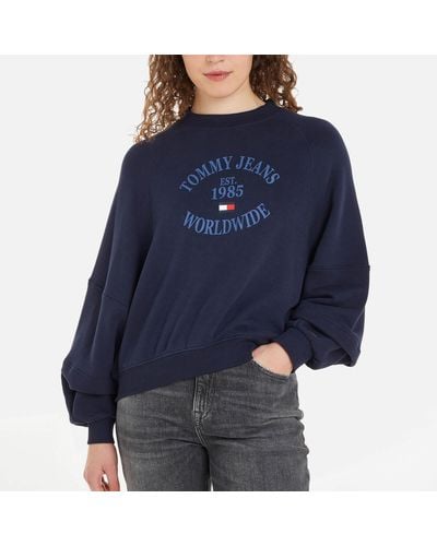 Tommy Hilfiger Relaxed Worldwide Cotton Sweatshirt - Blue