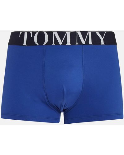 Tommy Hilfiger Waistband Nylon-blend Trunks - Blue