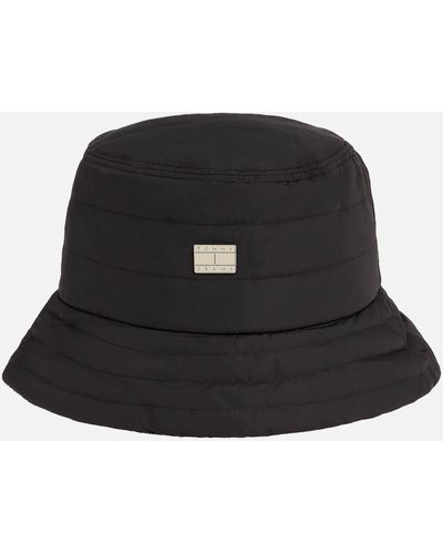 Tommy Hilfiger Hype Conscious Quilted Shell Bucket Hat - Black