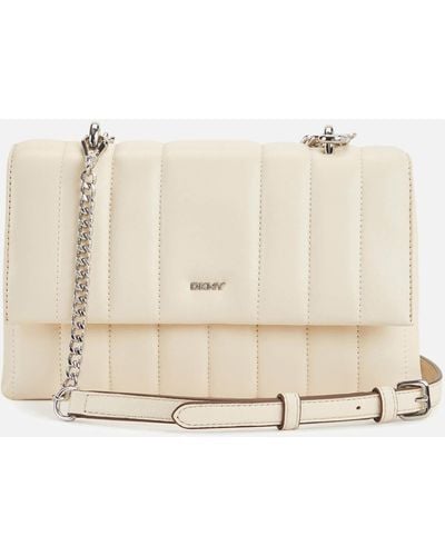 DKNY Seva Medium Shoulder Bag - White