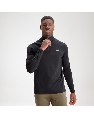 Mp Essentials 1/4 Reißverschluss Sweater – Schwarz