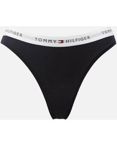 Tommy Hilfiger Cotton-blend Jersey Bikini Briefs - Black
