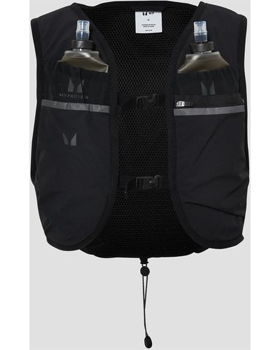 Mp Velocity Ultra Hydration Vest & 2 Soft Running Bottles Bundle - Black