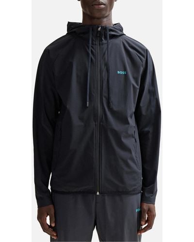 BOSS Sicon Active 1 Shell Hoodie - Black