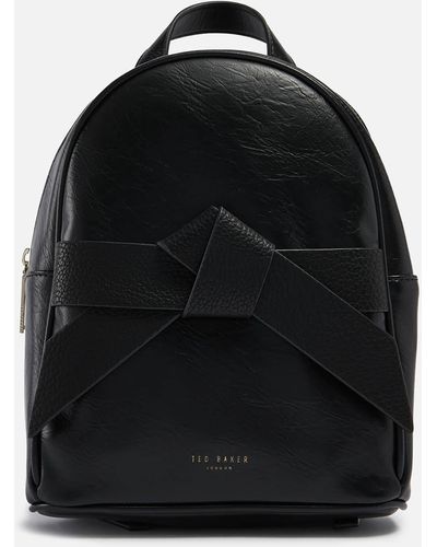 Ted Baker Jimliya Faux Leather Mini Backpack - Schwarz