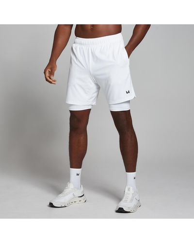 Mp 2-in-1 Training Shorts - White