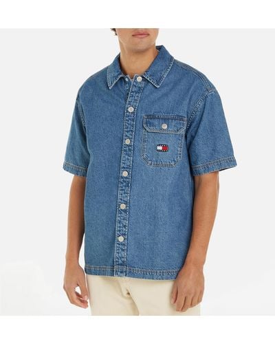 Tommy Hilfiger Denim Overshirt - Blue