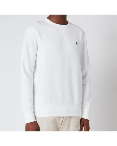 Polo Ralph Lauren Das Sweatshirt RL aus Fleece - Weiß