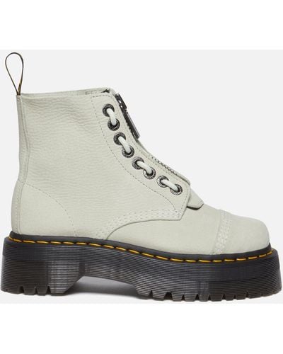Dr. Martens Sinclair Leather Zip Front Boots - Green