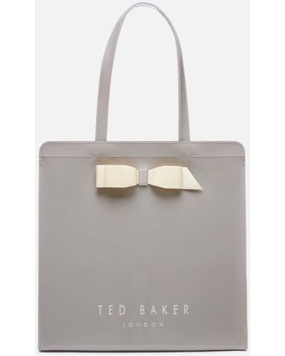Ted Baker Almacon Bow Detail Large Icon Bag - Grey