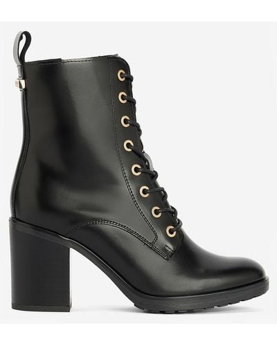 Barbour Aurora Leather Boots - Black