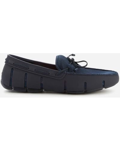 Swims Braided Lace Loafer - Blue