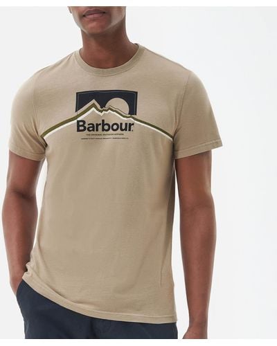 Barbour Ellonby Organic Cotton Graphic T-shirt - Natural