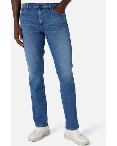 Wrangler Texas Denim Slim Fit Jeans - Blue