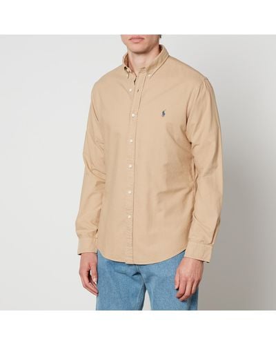 Polo Ralph Lauren Button Down Collar Shirt - Natural