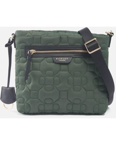 Radley Finsbury Park Quilted Recycled Fabric Crossbody Bag - Green