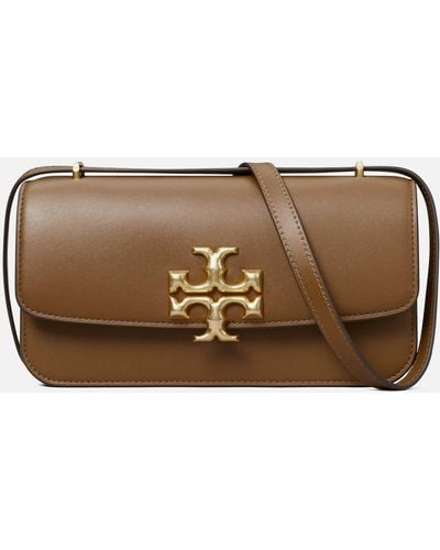Tory Burch Small Eleanor Wide Convertible Shoulder Bag - Brown