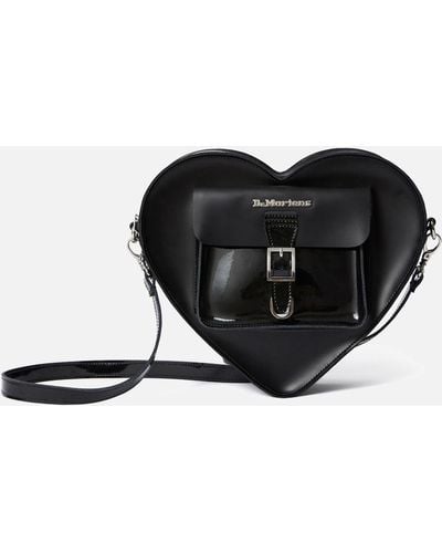 Dr. Martens Heart Coated Leather Backpack - Black