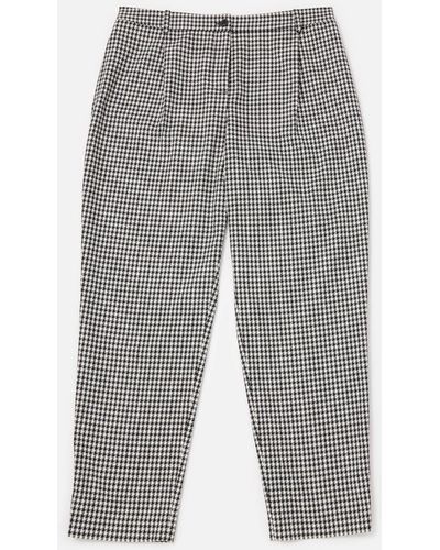 Tommy Hilfiger Y/d Houndstooth Tapered Trousers - Grey