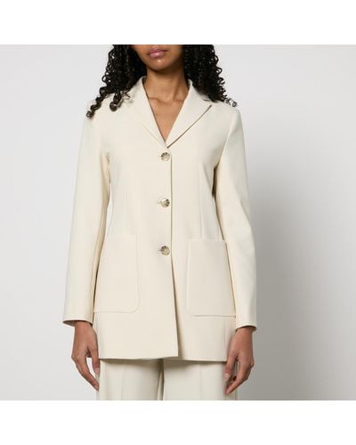 MAX&Co. Nereide Crepe Blazer - Natural