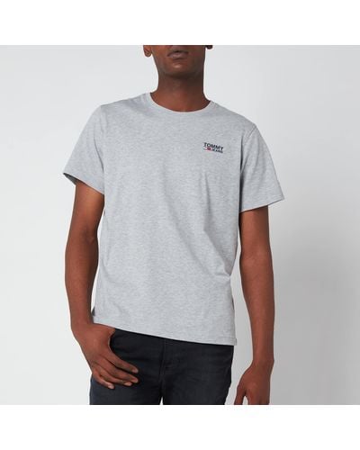 Tommy Hilfiger Regular Corporate Logo T-Shirt - Grau