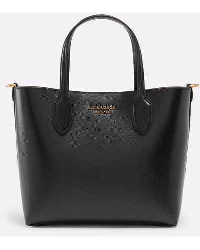 Kate Spade Bleecker Medium Leather Tote Bag - Black