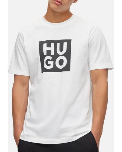 Men Online T-shirts Sale to Lyst 51% off for | HUGO | up