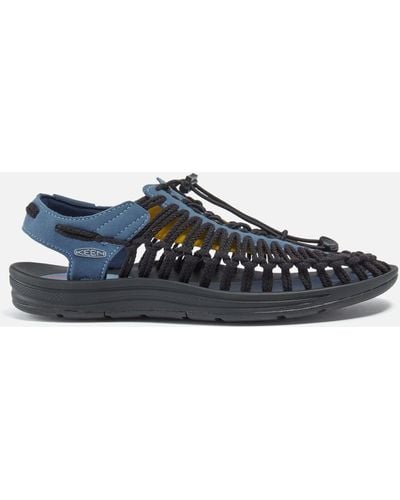 Keen Uneek 'year Of The Dragon' Faux Suede Sandals - Blue