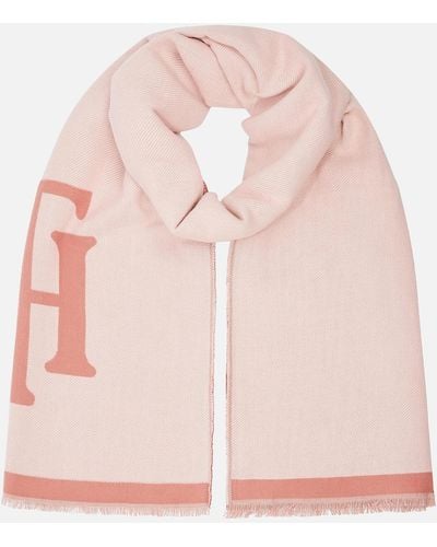 Tommy Hilfiger Th Feminine Brushed Scarf - Pink