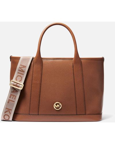 MICHAEL Michael Kors Luisa Medium Leather Bag - Brown