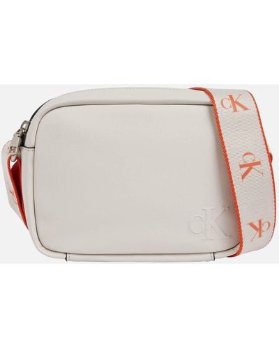 Calvin Klein Ultralight Faux Leather Camera Bag - Pink