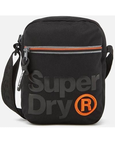 Superdry Lineman Super Sidebag - Black
