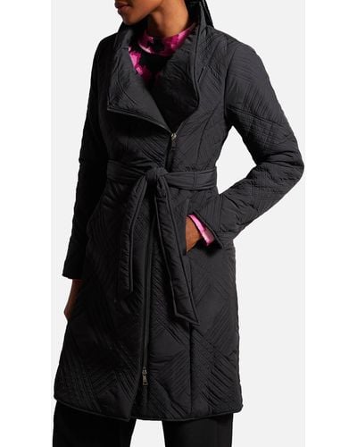 Ted Baker Rosemae Wrap Quilted Coat - Black