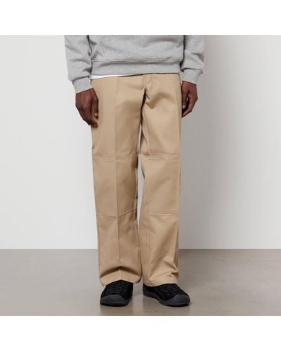 Dickies Double Knee Canvas Trousers - Natural