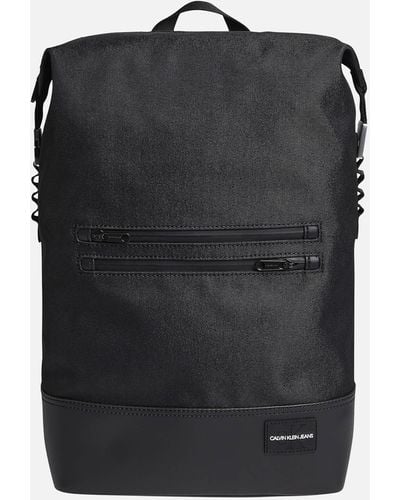Calvin Klein Industrial Nylon Backpack - Black